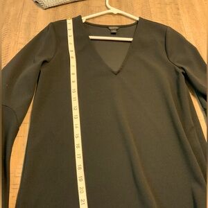 Ann Taylor black blouse full sleeves. Size XS